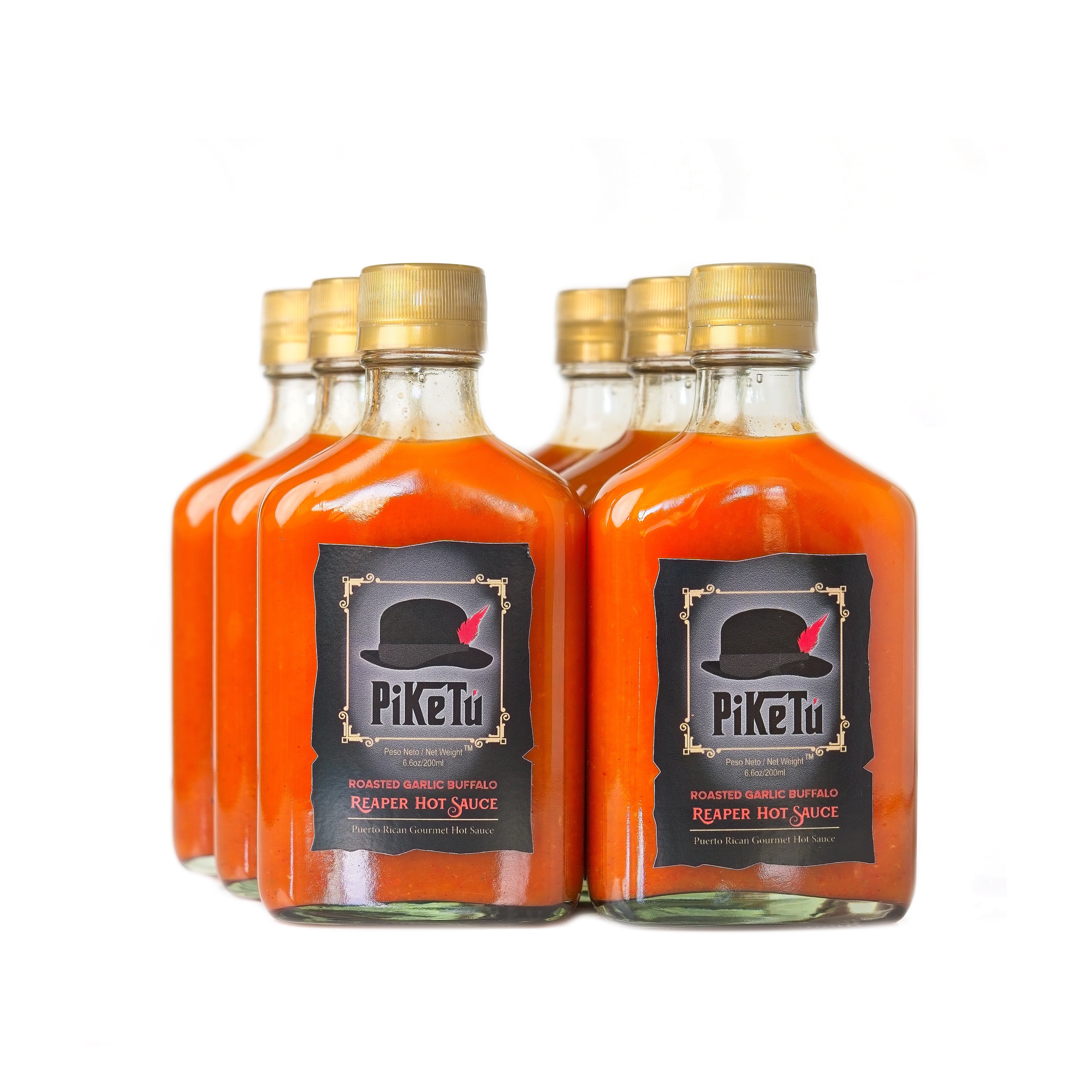 Roasted Garlic Buffalo Reaper Hot Sauce – (6) Bottles 6.6oz