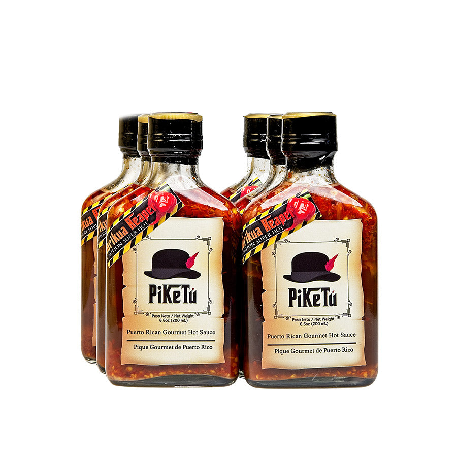 Piketu BoriKua Reaper Hot Sauce 6oz Bottle (Six-Pack)